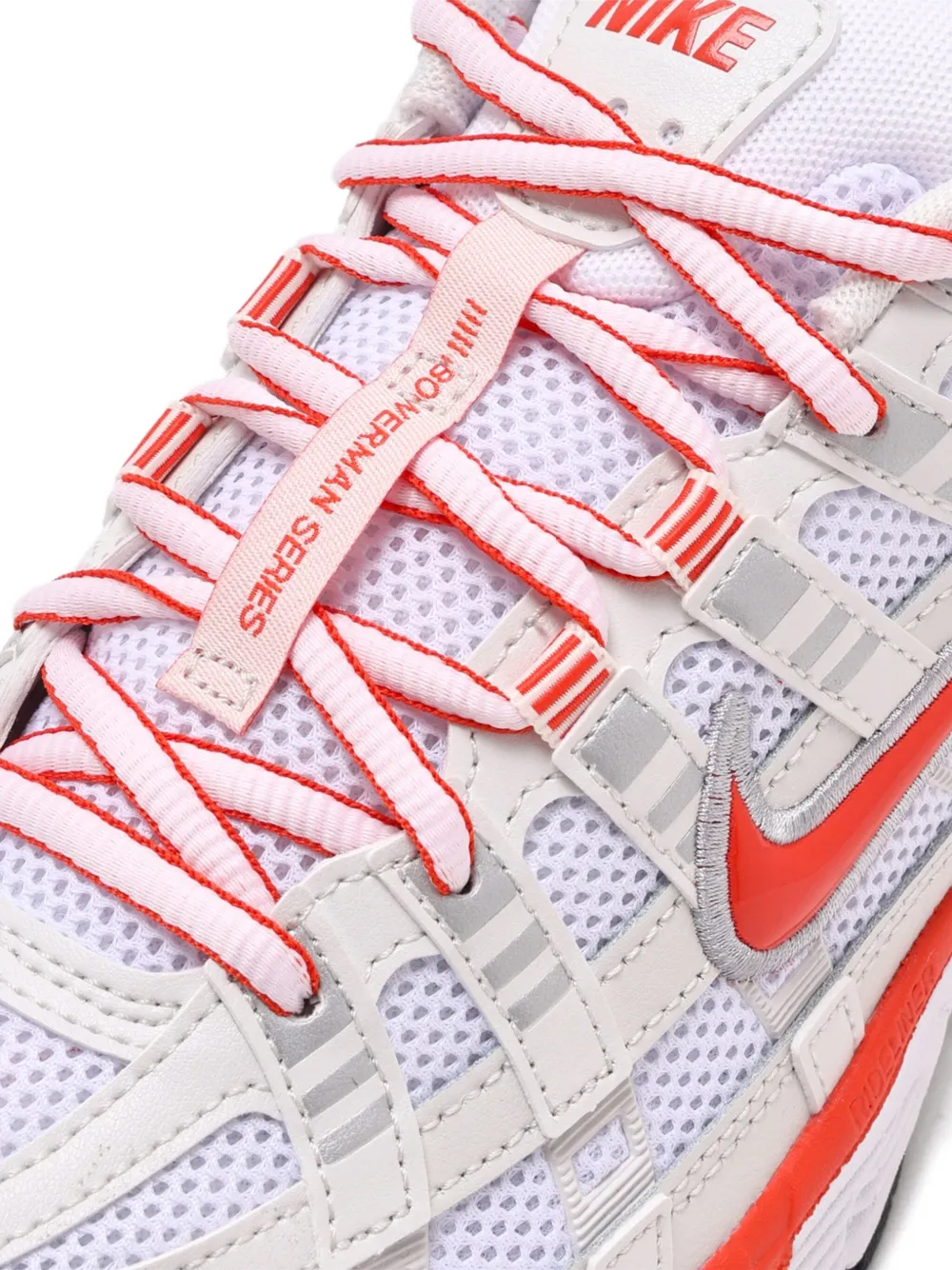 Nike P-6000 Mesh Sneakers In White