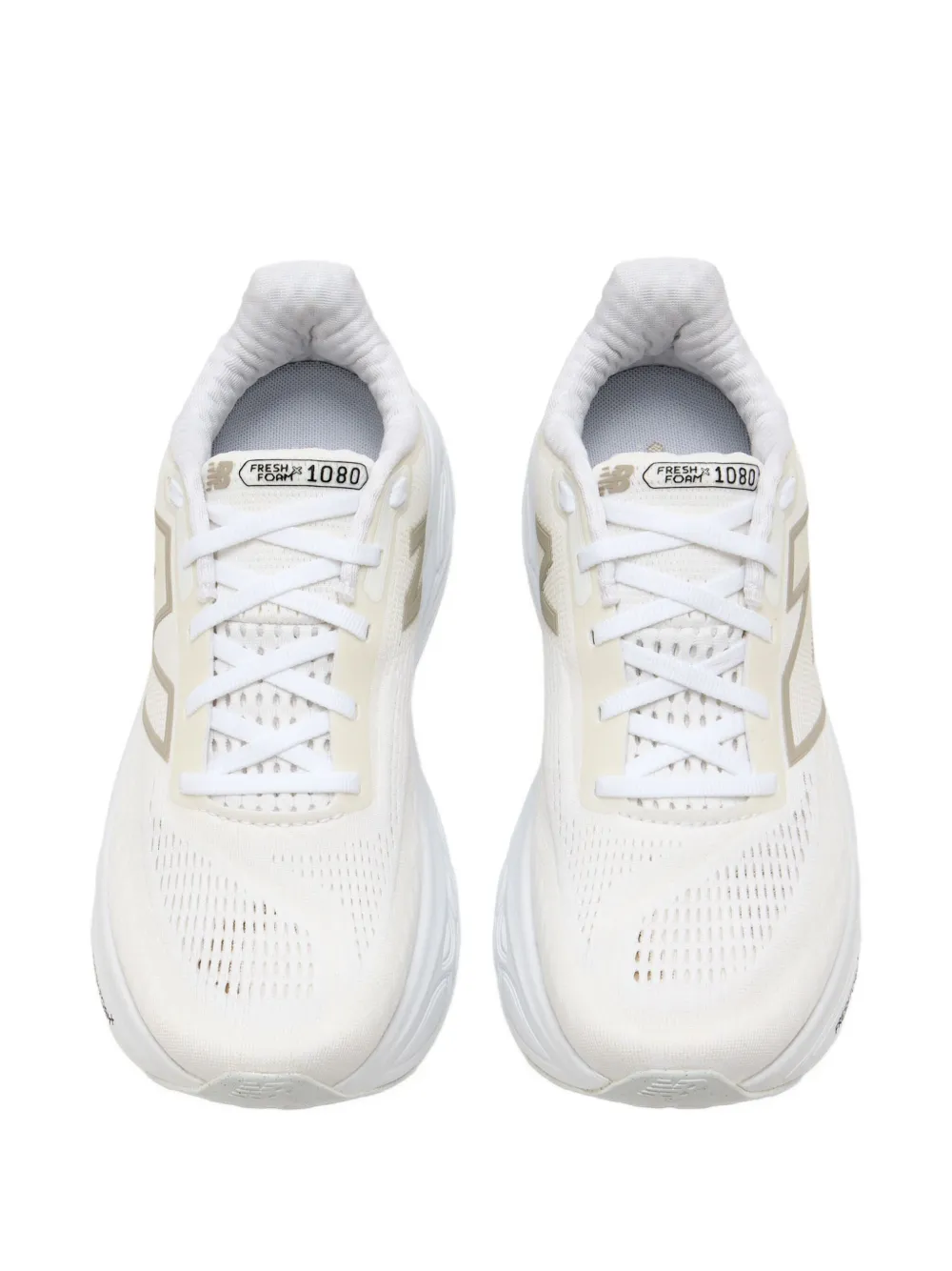 New Balance Fresh Foam X More v5 lightweight cushioned running sneakers Beige