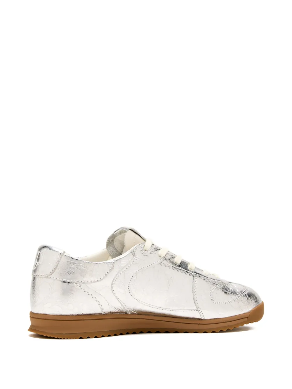 NAKED WOLFE Sneakers met metallic-effect Zilver
