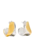 Missoma curved earrings - Silver