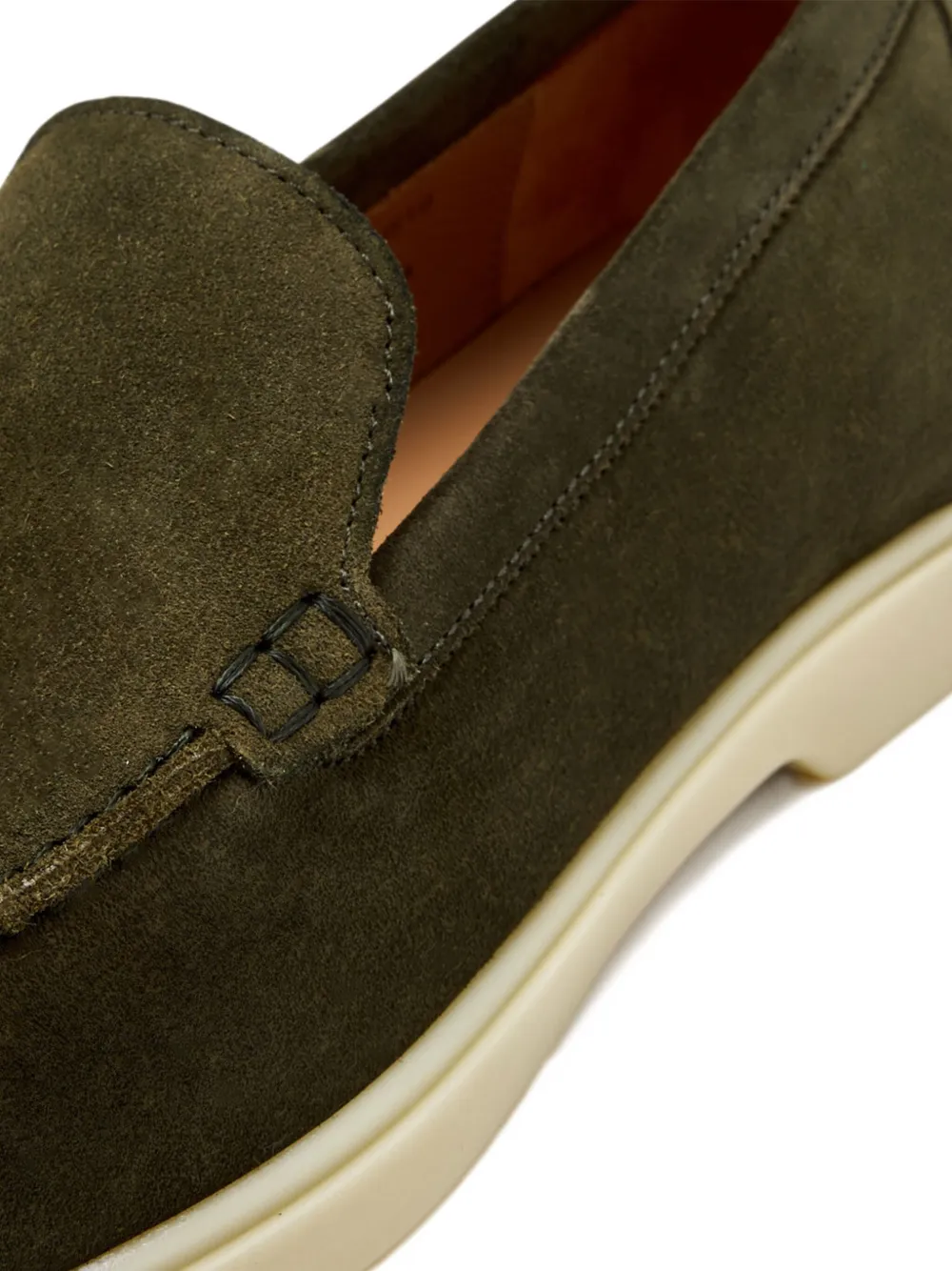 Magnanni suede loafers Green