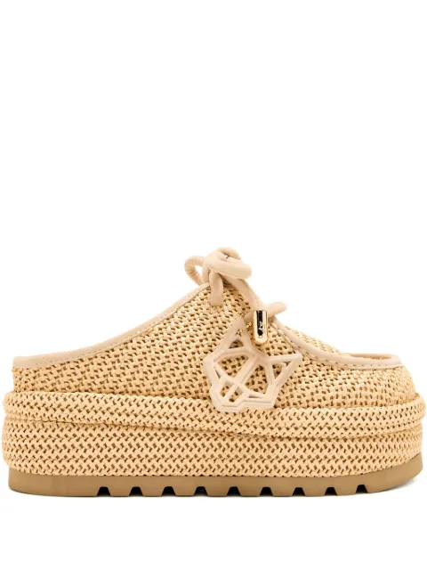 NAKED WOLFE mules con plataforma de 60mm