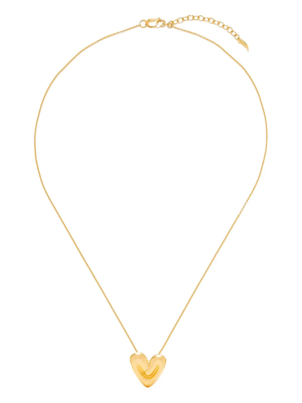 Missoma PUFFY HEART PENDANT NECKLACE - Oro