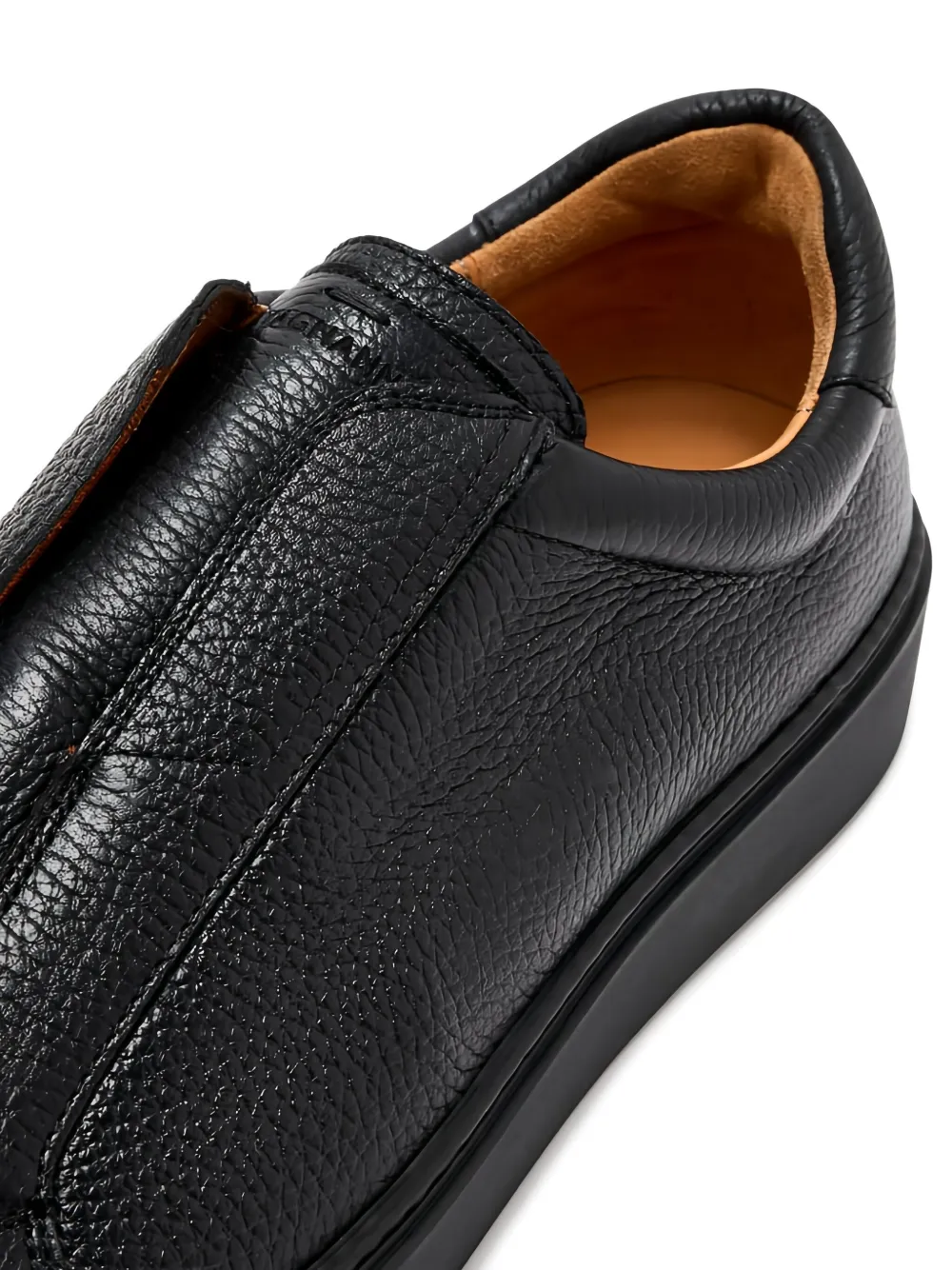 Magnanni slip-on leather sneakers Black