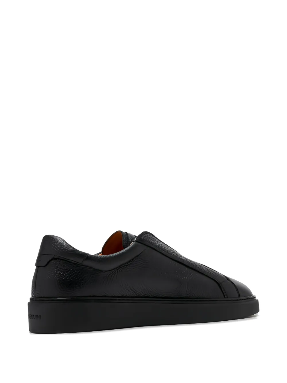 Magnanni slip-on leather sneakers Black