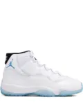 Nike Air Jordan 11 high-top silhouette athletic sneakers - White