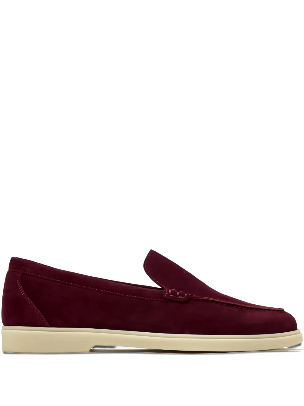 Magnanni suede leather loafers Red