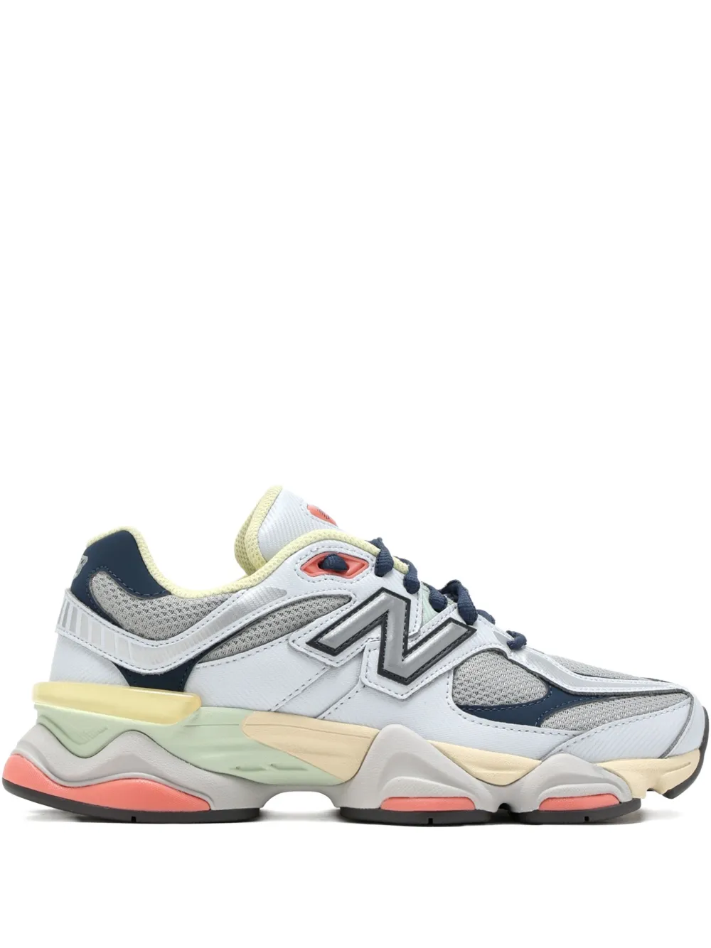 New Balance 9060 mesh-panelled chunky sneakers Grey
