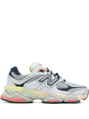 New Balance 9060 パネル スニーカー | ブルー | FARFETCH JP