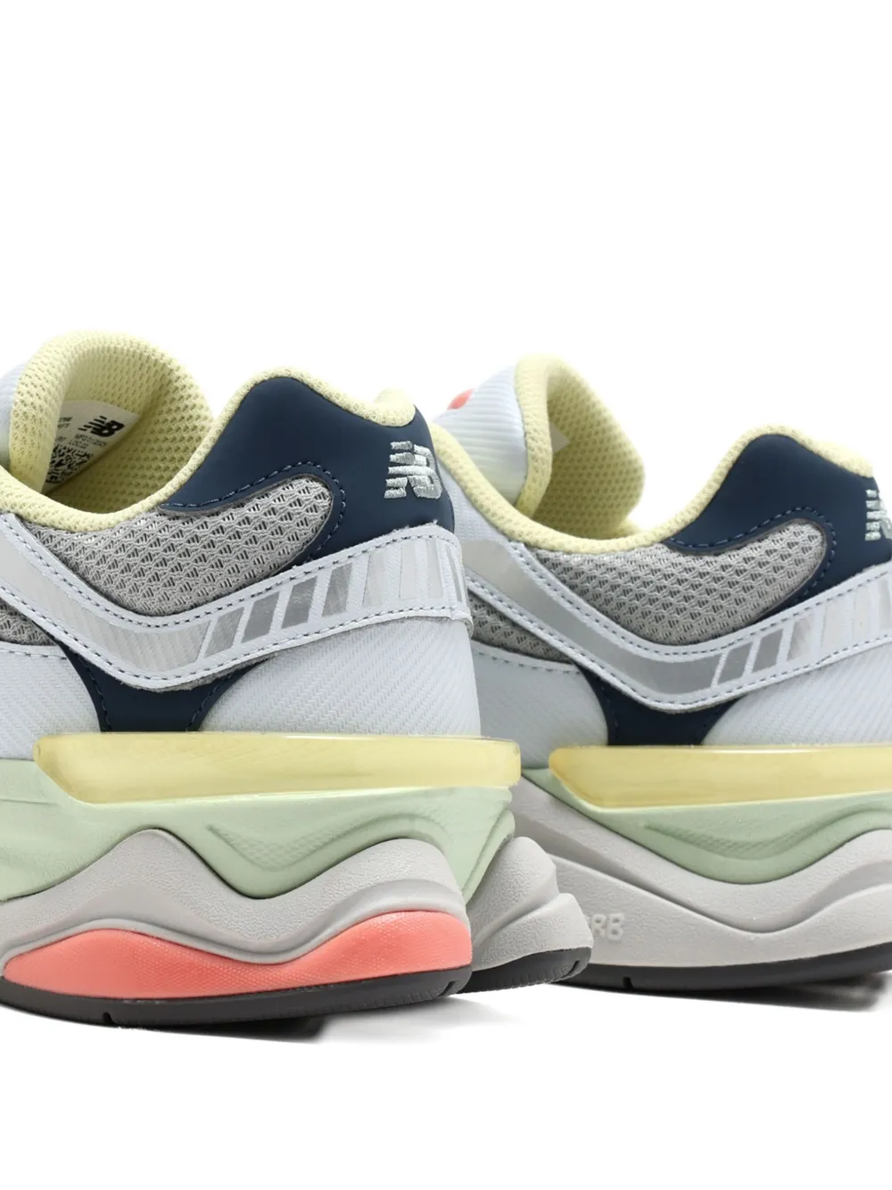 New Balance 9060 mesh-panelled chunky sneakers Grey