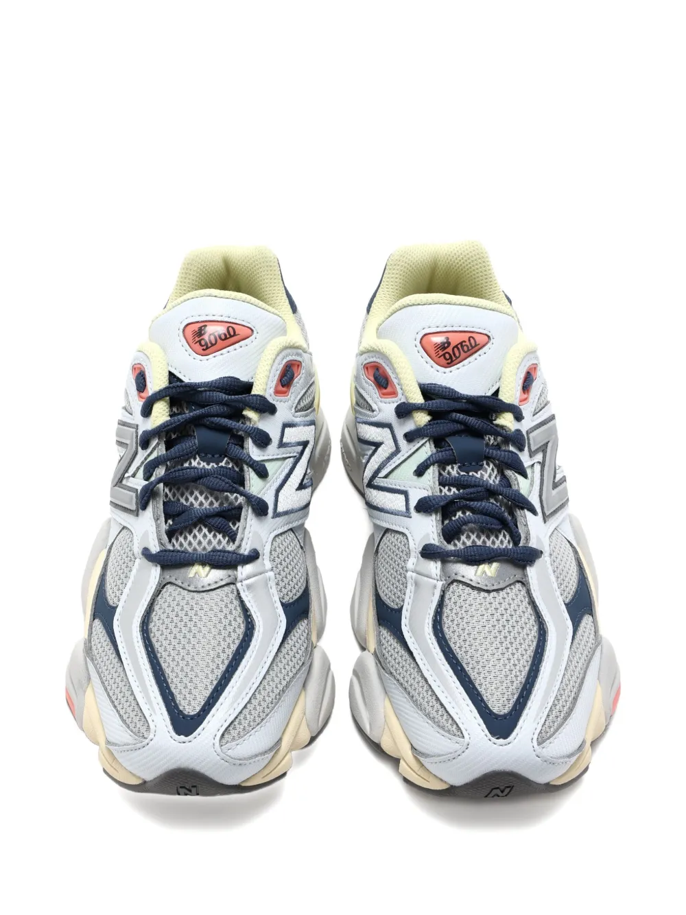 New Balance 9060 mesh-panelled chunky sneakers Grey