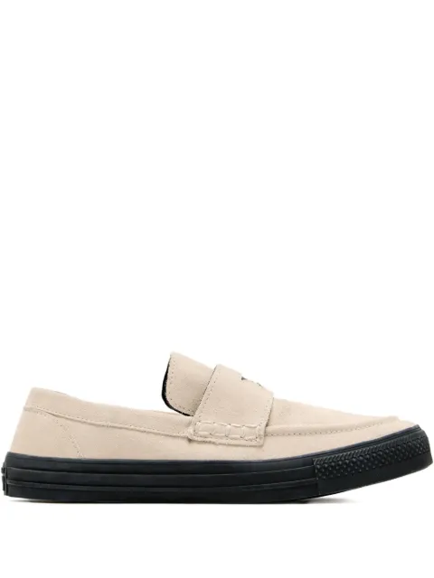 Converse suede loafers