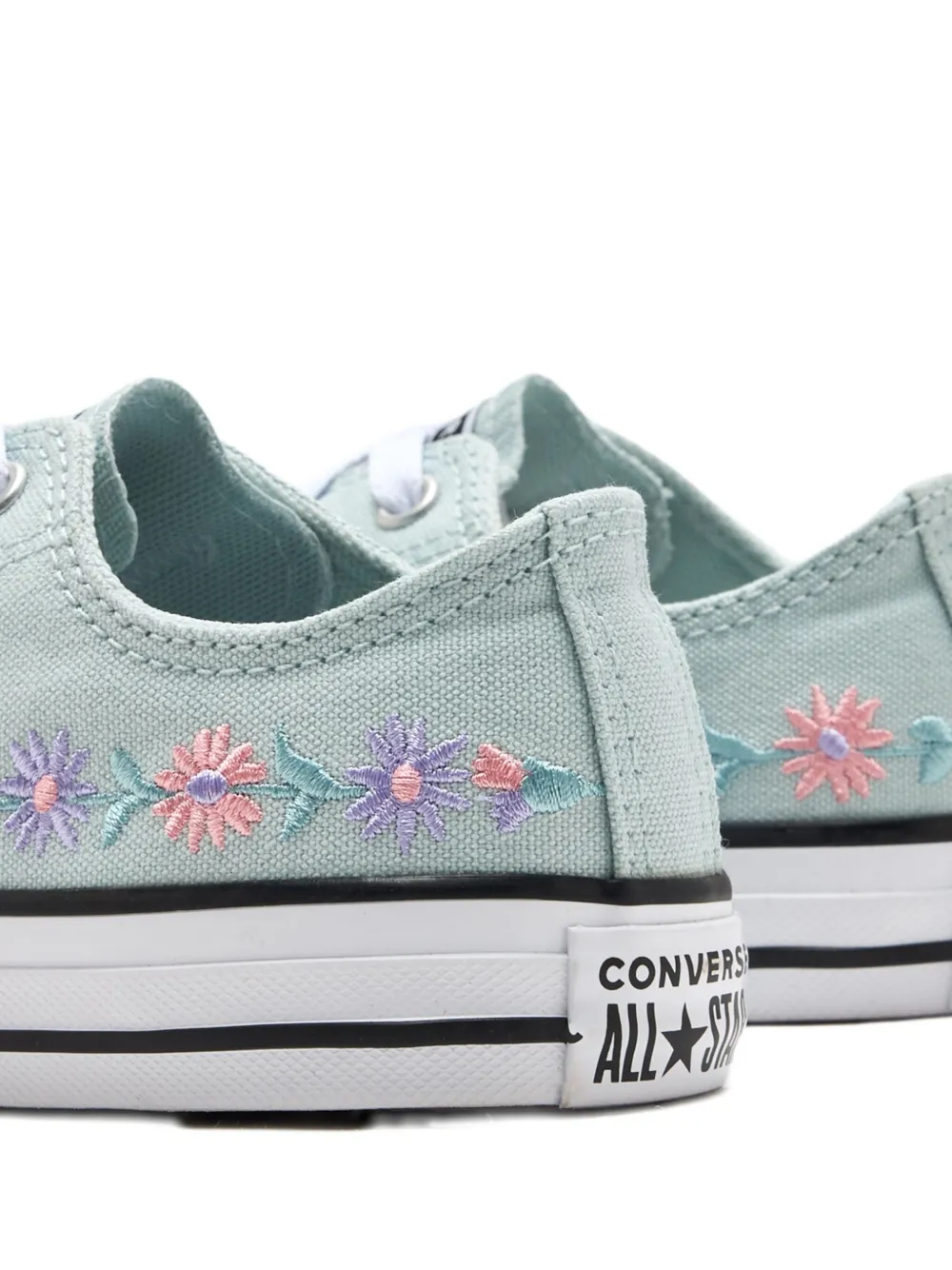 Converse Kids embroidered sneakers Blue