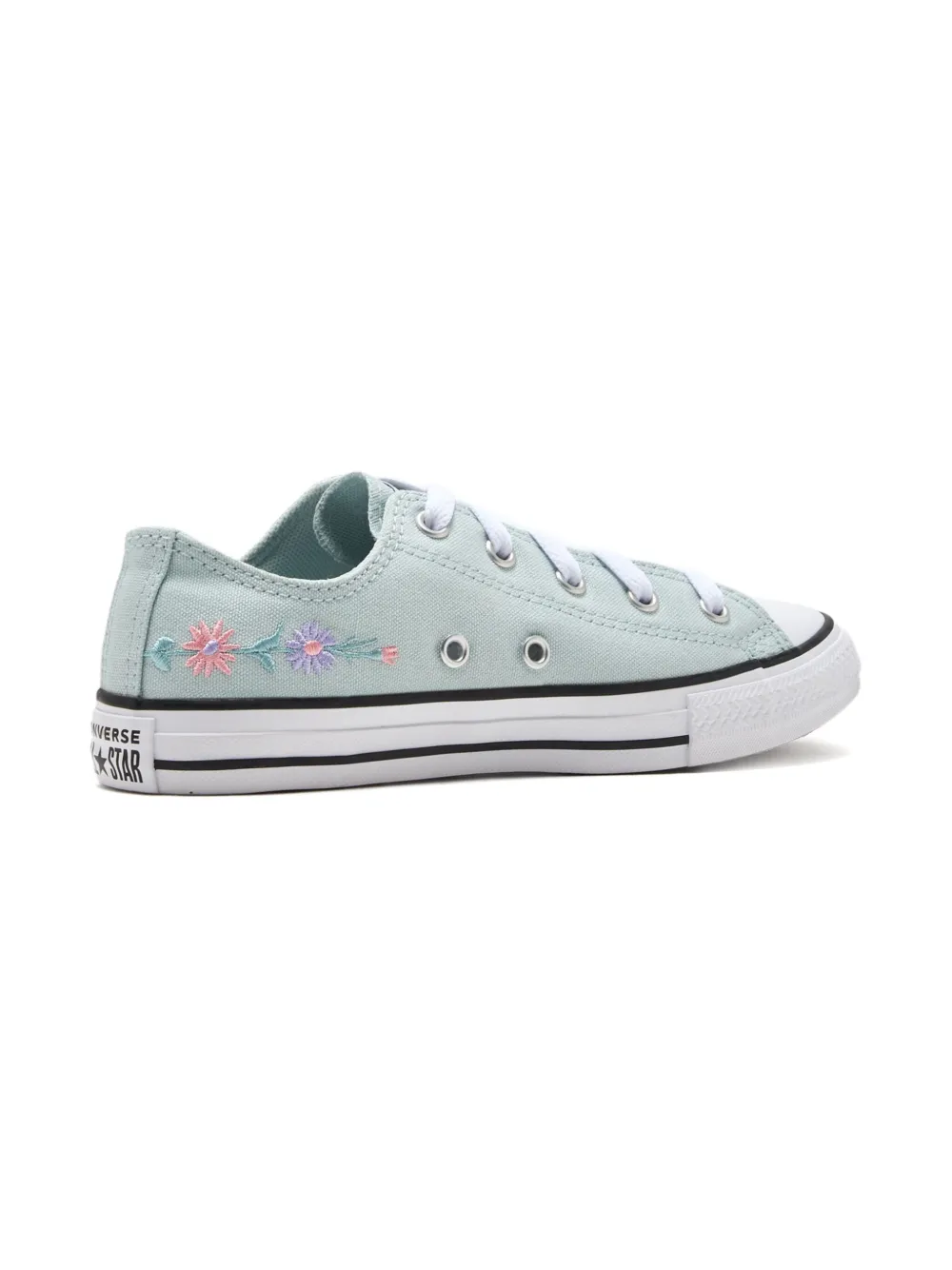 Converse Girls' Little Kids' Chuck Taylor All Star Low Florals Casual Shoes In Blue