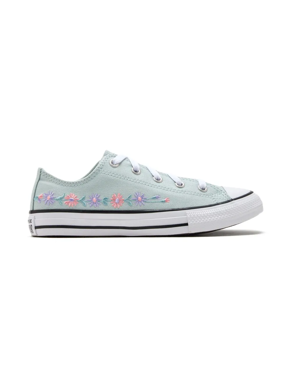 Converse Kids embroidered sneakers Blue