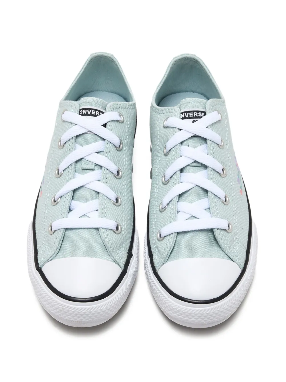 Converse Kids embroidered sneakers Blue