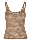 Diesel lace tank top - Neutrals