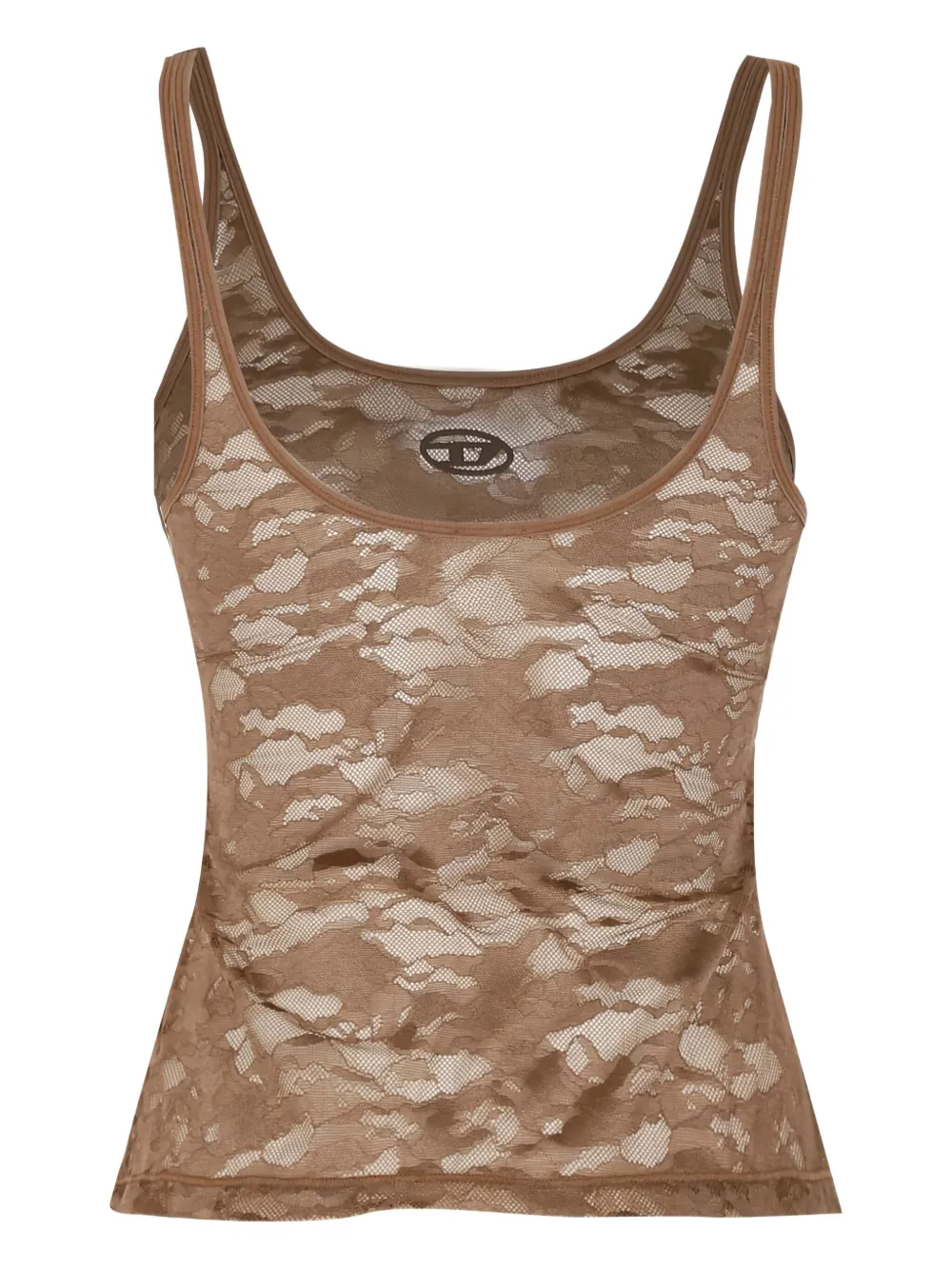 Diesel lace tank top Beige