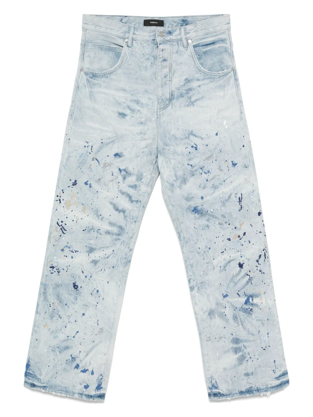 straight-leg jeans