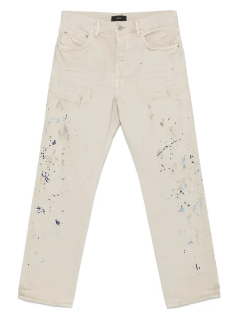 Purple Brand paint-splatter jeans