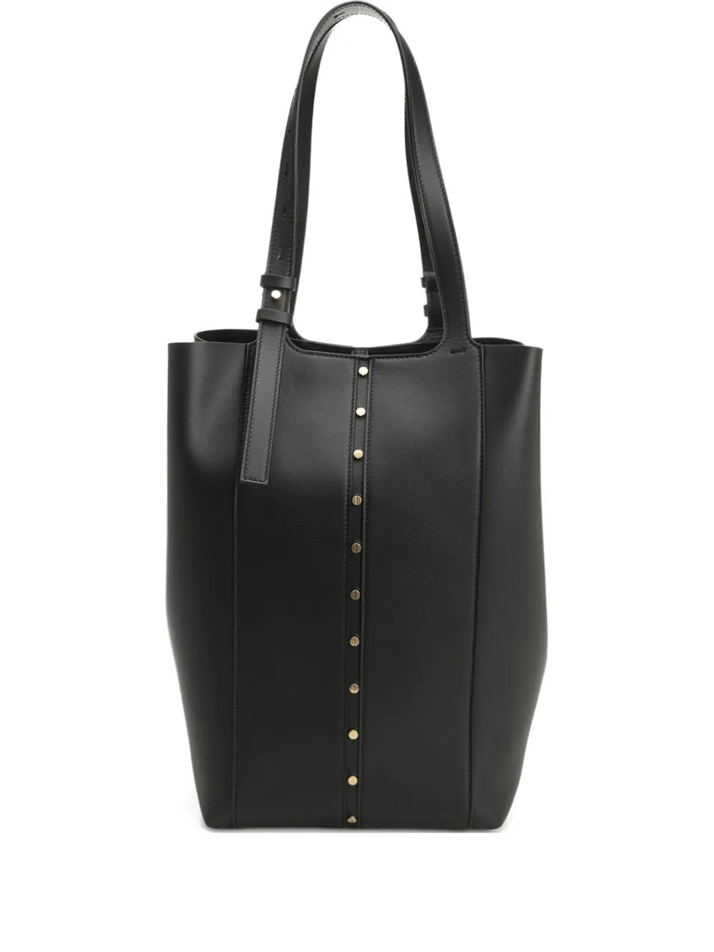 stud-embellished tote bag