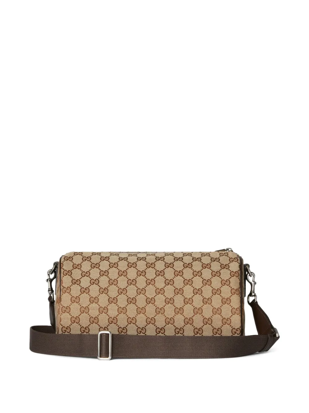 Gucci Cilindervormige kleine schoudertas met logopatroon Beige