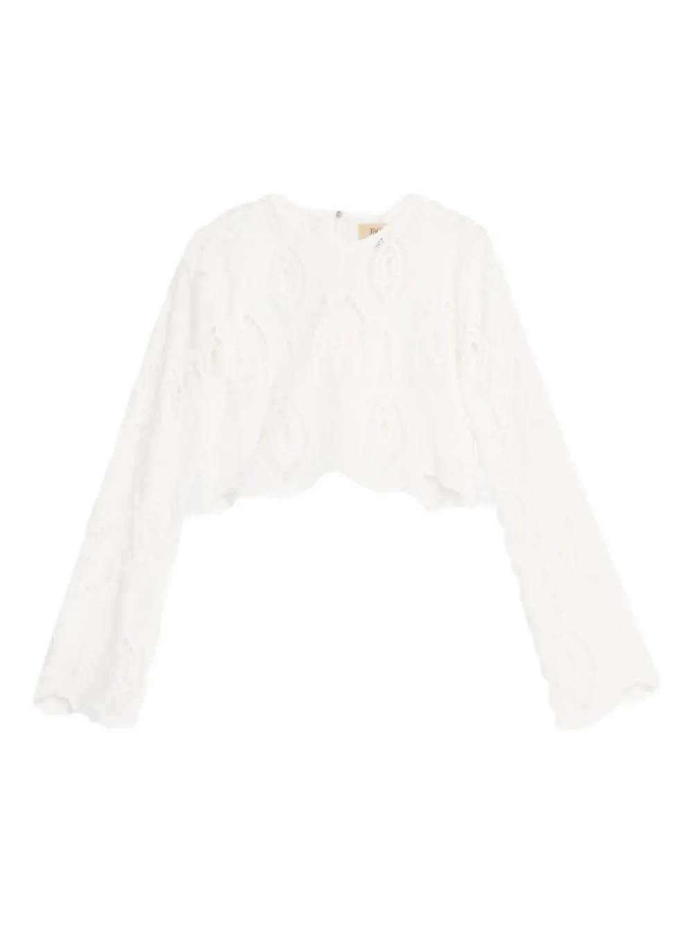 embroidered crop top