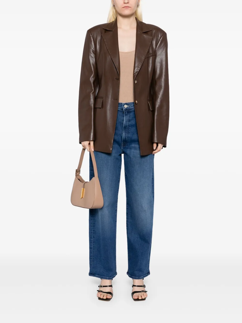 MOTHER The Spitfire jeans Blauw