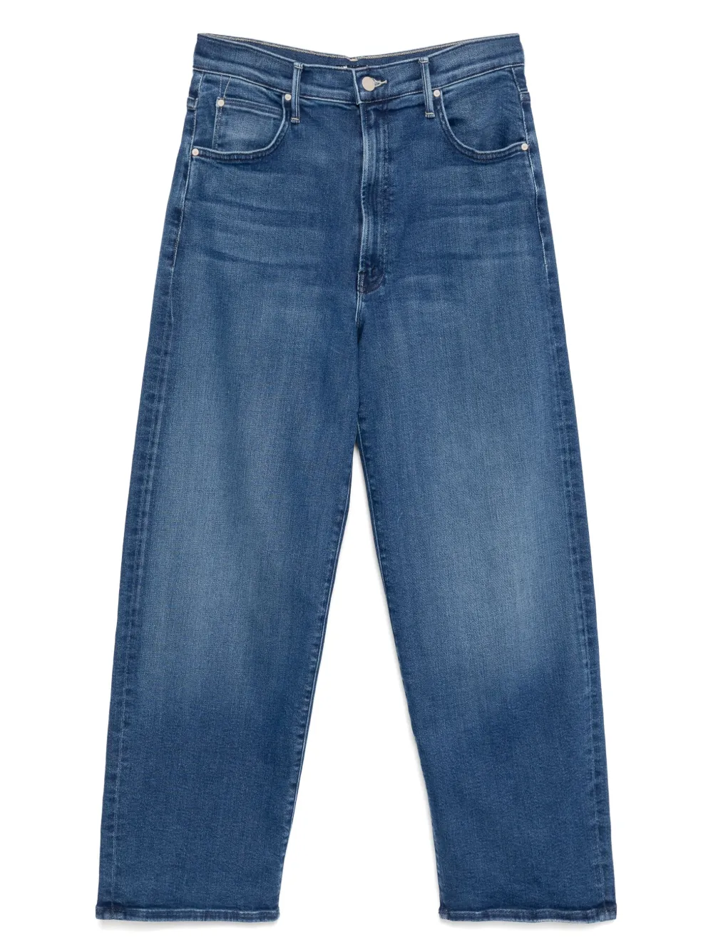 MOTHER the spitfire ankle jeans Blauw