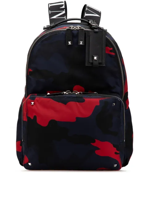 Valentino Garavani Pre-Owned 2000-2017 Printed Nylon Camouflage backpack