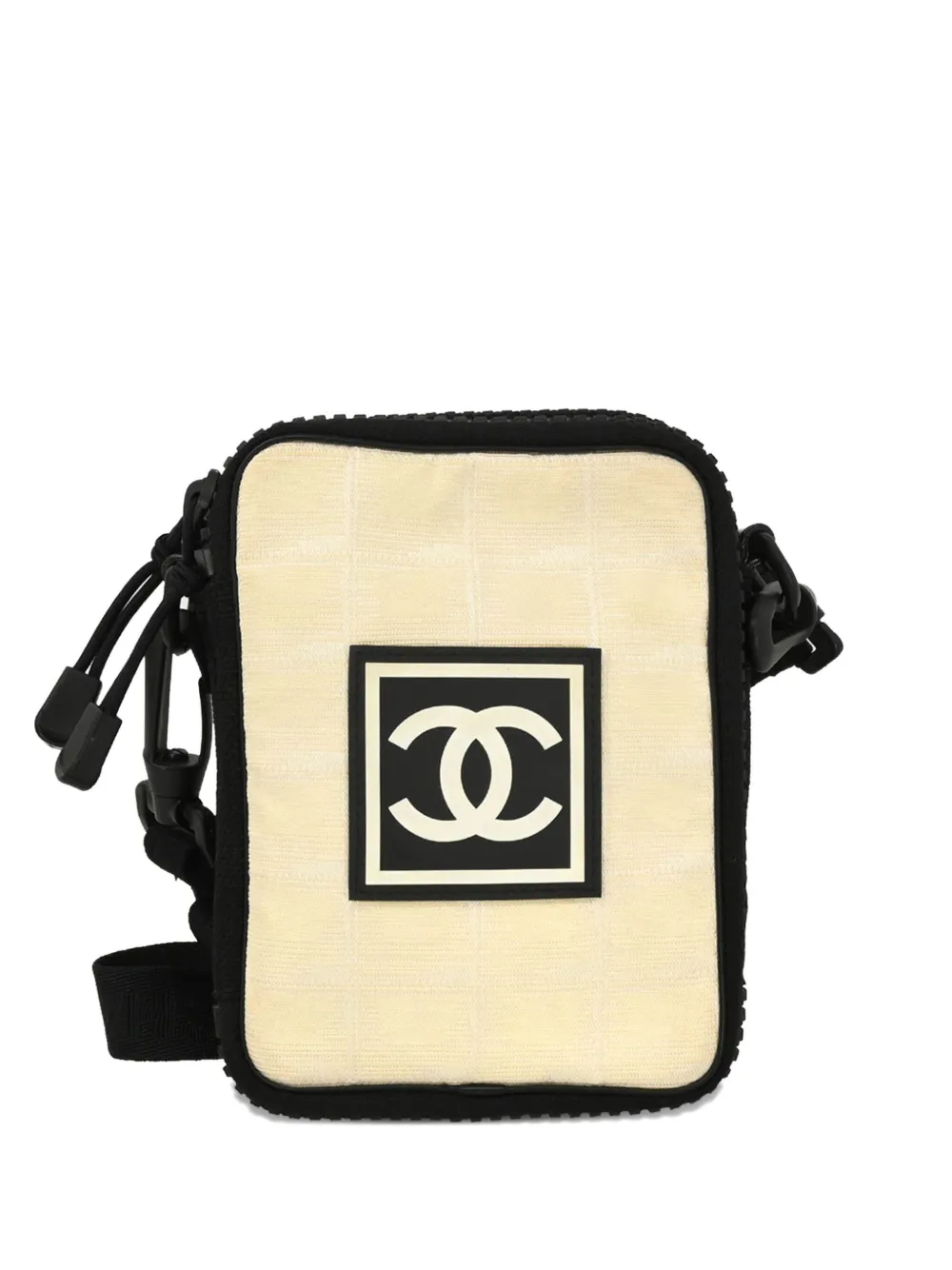 CHANEL Pre-Owned 2003 トラベルスポーツライン ショルダーバッグ - ニュートラル CHANEL Pre-Owned 2003 トラベルスポーツライン ショルダーバッグ - ニュートラル