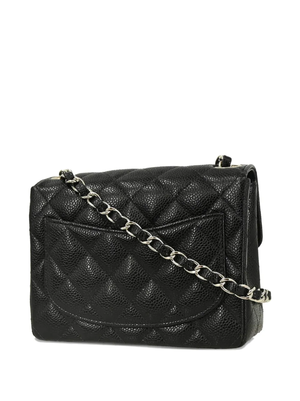 Pre-owned Chanel 2003 Mini 17 Classic Square Flap Shoulder Bag