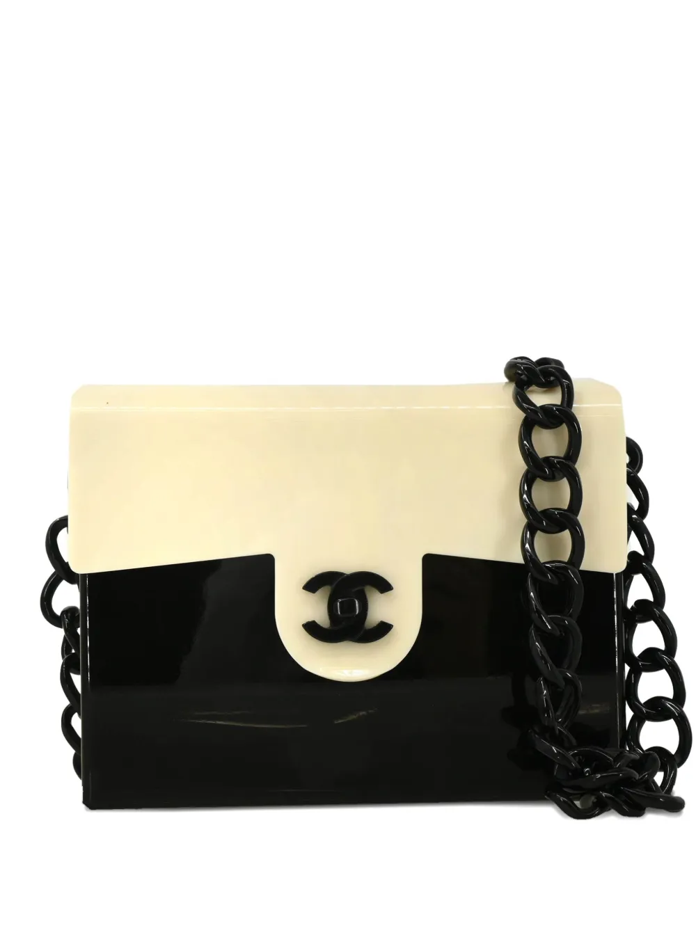 Pre-owned Chanel 2000s Two-tone Shoulder Bag