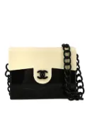 CHANEL Pre-Owned 2000s two-tone shoulder bag - White