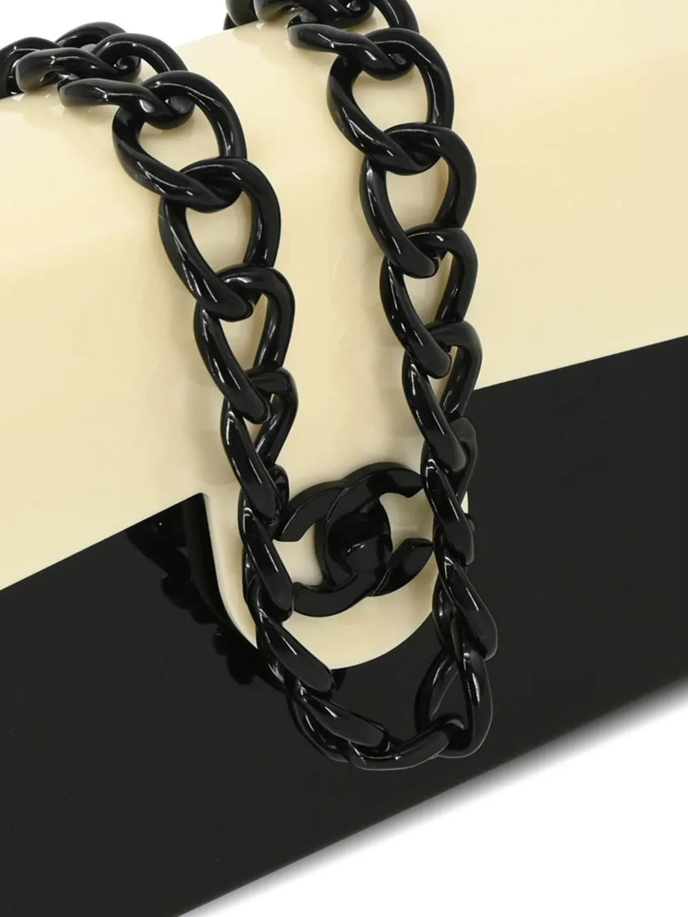 Pre-owned Chanel 2000s Two-tone Shoulder Bag