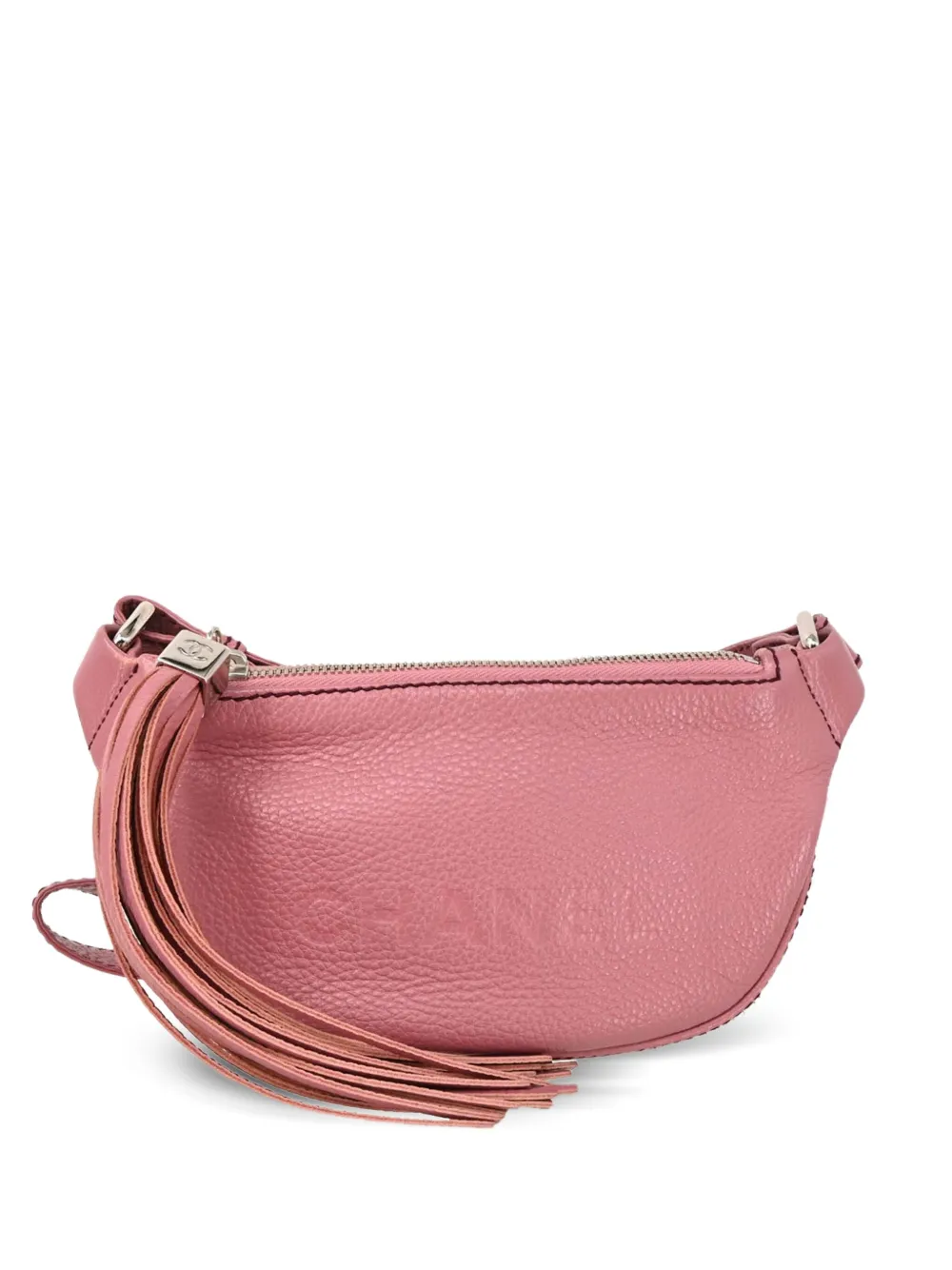 CHANEL Pre-Owned 2003 フリンジ レザーショルダーバッグ - ピンク CHANEL Pre-Owned 2003 フリンジ レザーショルダーバッグ - ピンク