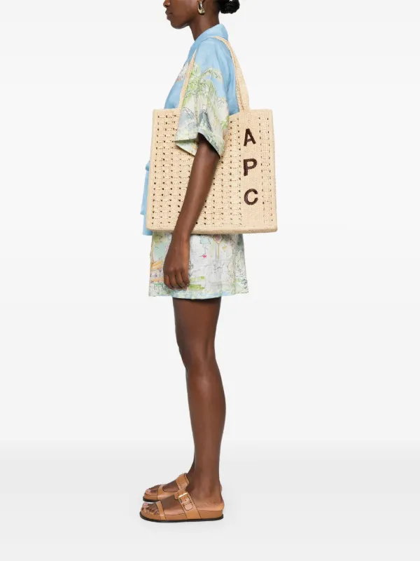 A.P.C. June トートバッグ チェスナットロゴ June tote bag | A.P.C.