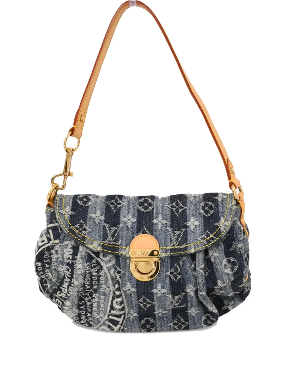 Louis Vuitton Pre-Owned 2006 プリーティ レイエ ショルダーバッグ ミニ - ブルー Louis Vuitton Pre-Owned 2006 プリーティ レイエ ショルダーバッグ ミニ - ブルー