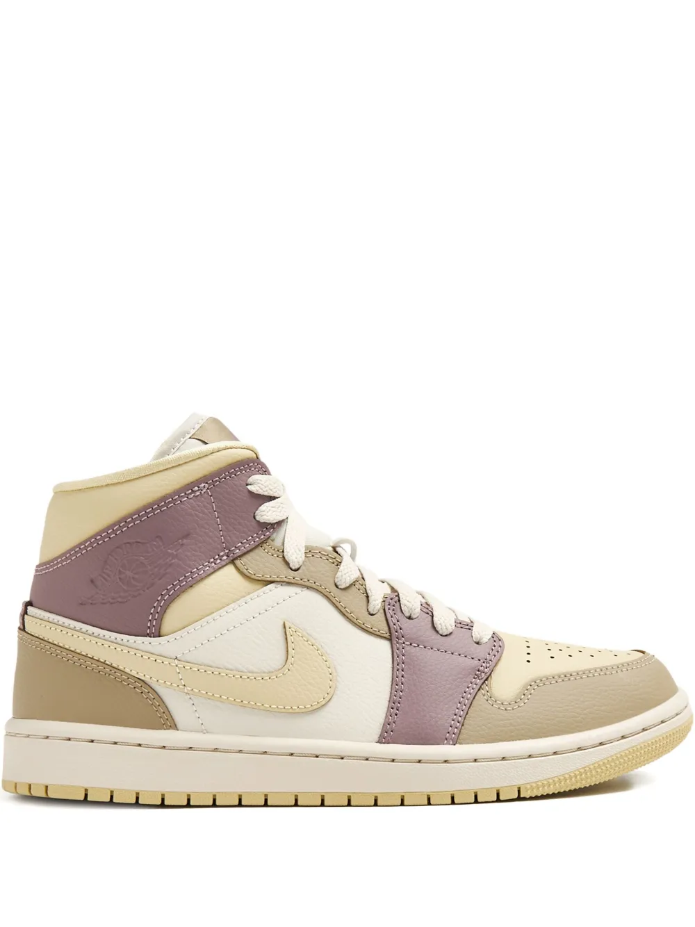Nike Air Jordan 1 Mid Sneakers In Yellow