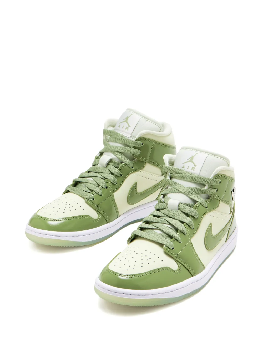 Nike Air Jordan 1 Mid leather sneakers Green