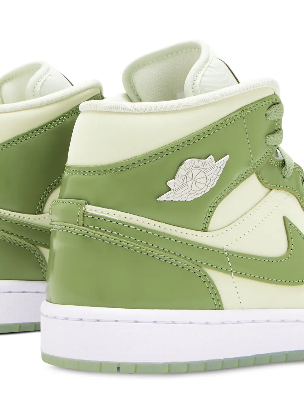 Nike Air Jordan 1 Mid leather sneakers Green