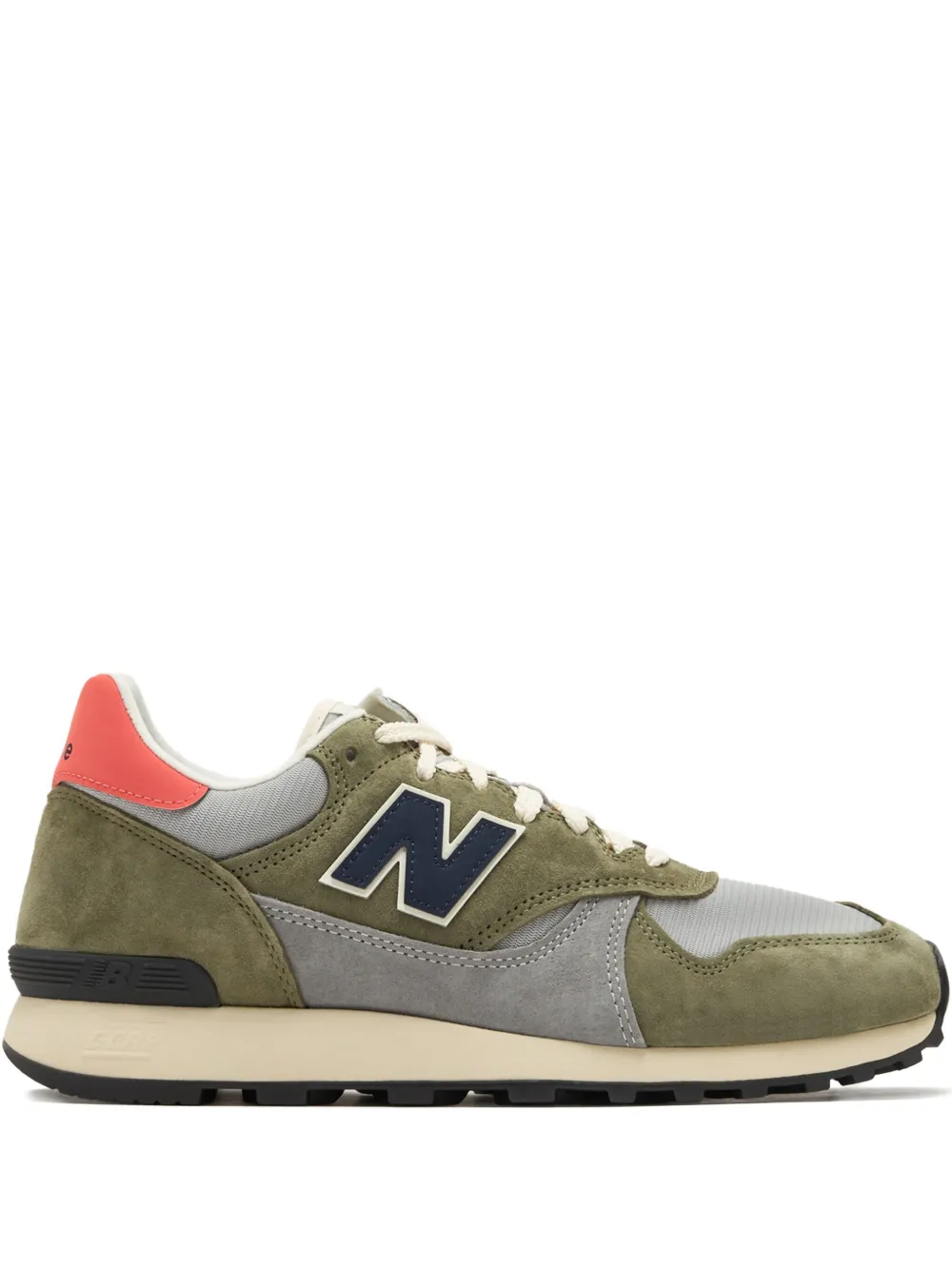 New Balance 475 suede mesh sneakers 320 DARK OLIVINE (320)