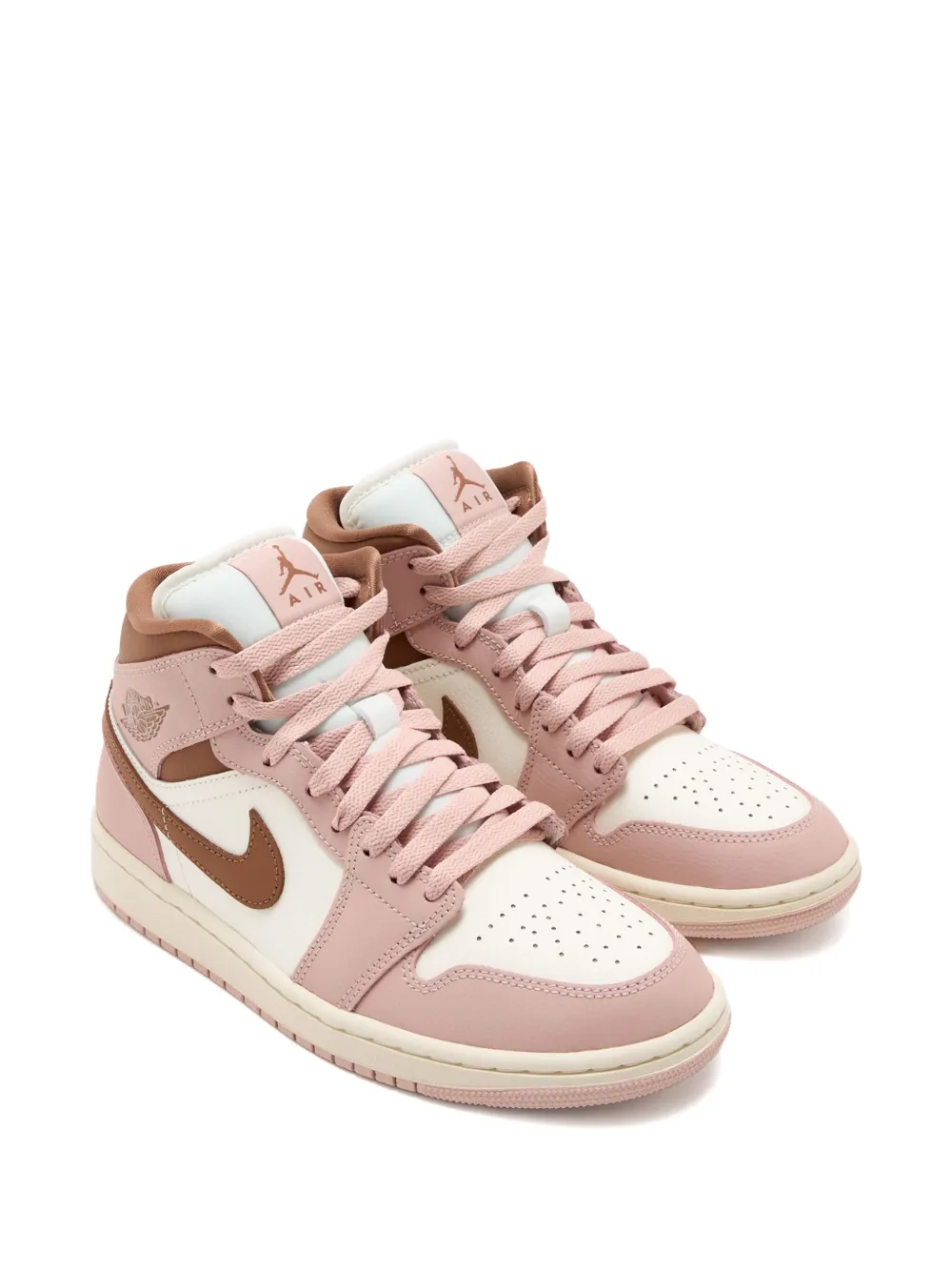 Nike leather swoosh sneakers Pink
