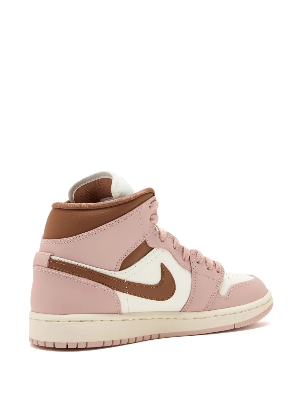 Nike leather swoosh sneakers Pink