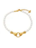 Missoma x Harris Reed In Good Hands pearl-embellished bracelet - Gold