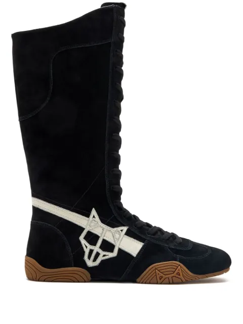 NAKED WOLFE lace-up high-top boots