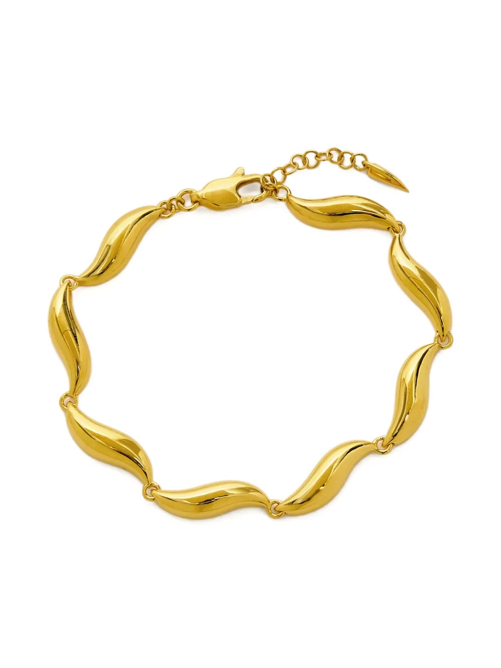 Missoma curved-link bracelet | Gold | Image 1