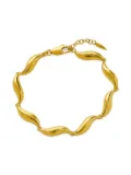 Missoma curved-link bracelet - Gold