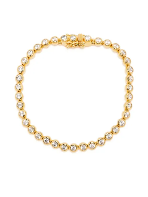Missoma bezel-set zirconia tennis bracelet