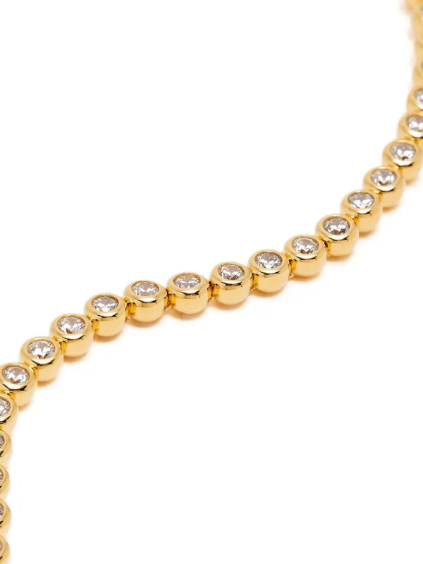 Missoma ジルコニア テニスブレスレット | ゴールドトーン | FARFETCH JP